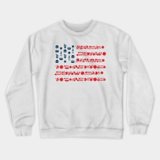 American Favorites USA Flag Crewneck Sweatshirt